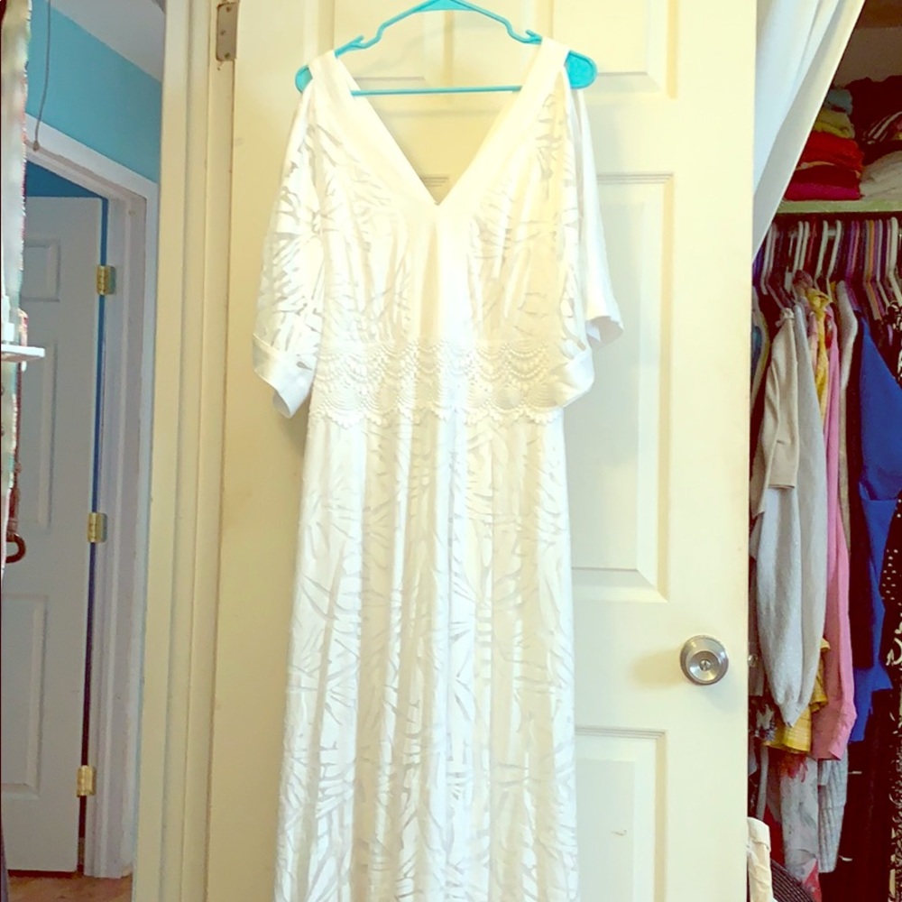 Beautiful white sundress Lane Bryant